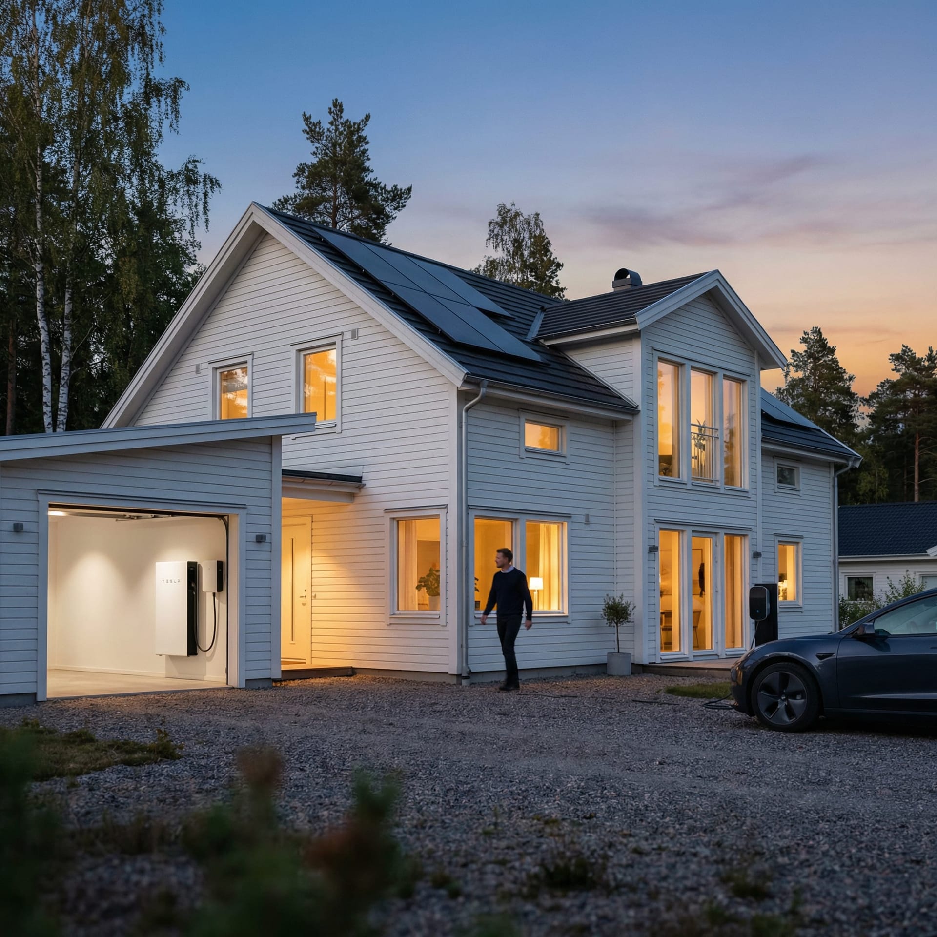 Hembatterier för energilagring