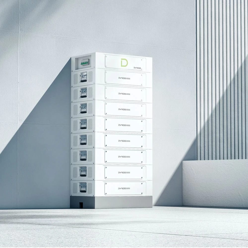 Inbyggt brandsläckningssystem i varje modul - Dyness Stack100