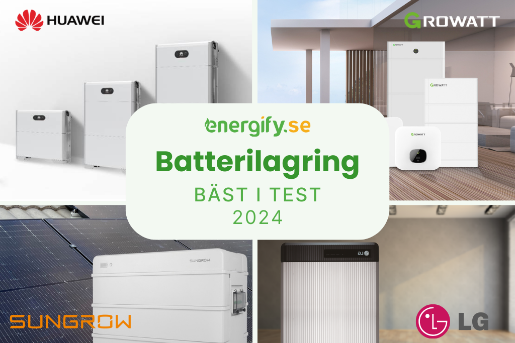 Batterilagring Bäst i test